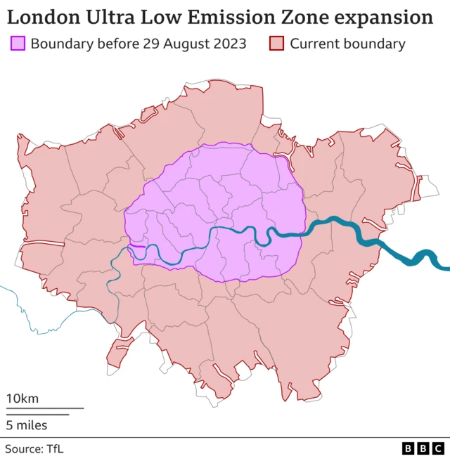 An image of the Ulez expansion