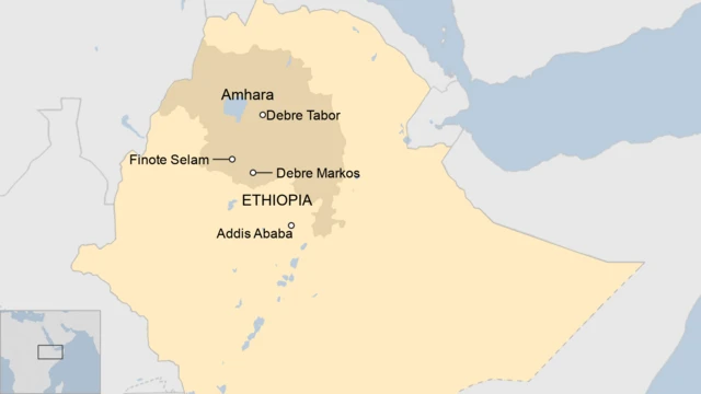 Map of Ethiopia