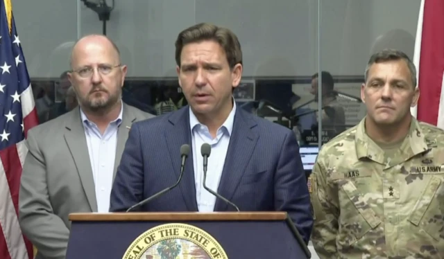 Ron DeSantis speaks at latest press conference