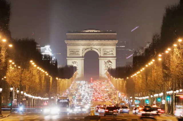 An image of Paris's Champs Elysees