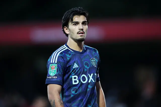 Pascal Struijk of Leeds United looks on during the Carabao Cup Second Round