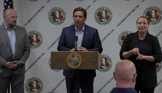 Ron DeSantis at Tuesday afternoon news conference