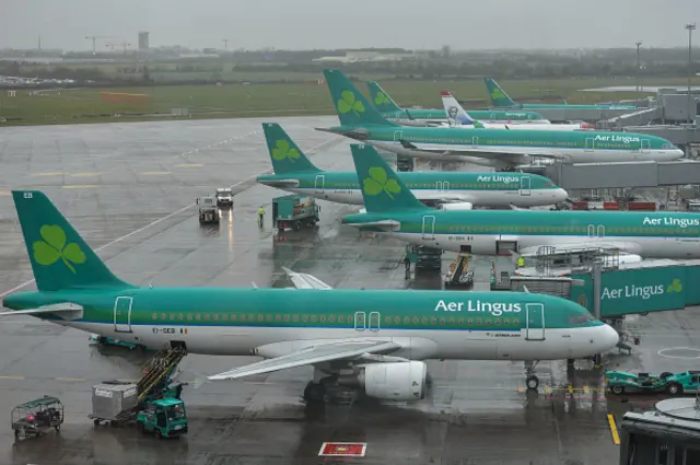 Aer LIngus flights at Dublin Airport