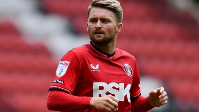 Charlton striker Alfie May