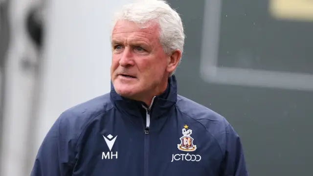 Bradford City boss Mark Hughes