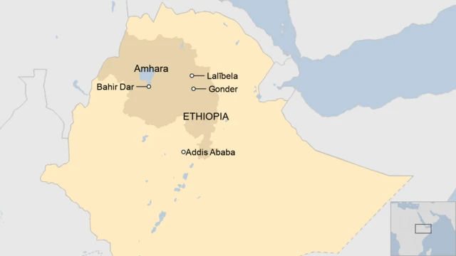 Map of Ethiopia