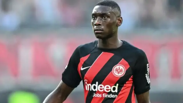 Eintracht Frankfurt striker Randal Kolo Muani