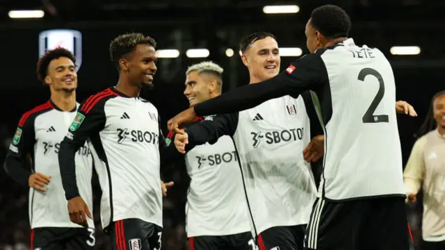 Tete and Fulham celebrate