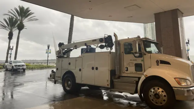 Power truck in Jacksonville, Florida