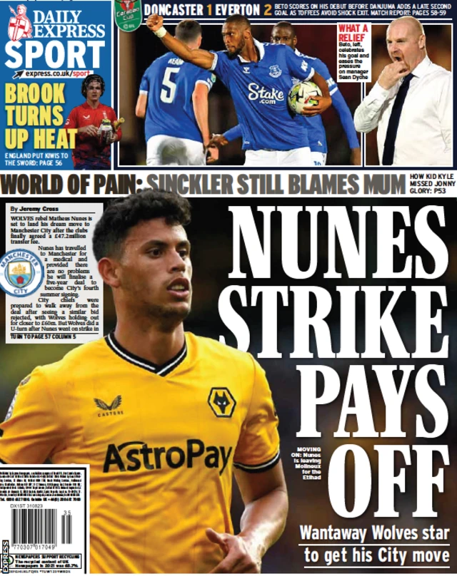 Express back page