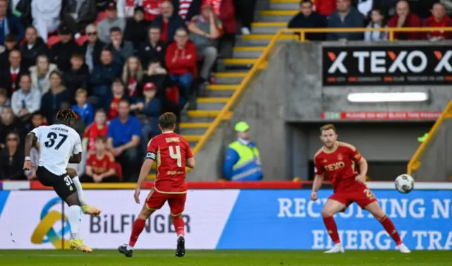 Aberdeen 0-1 BK Hacken (agg 2-3)