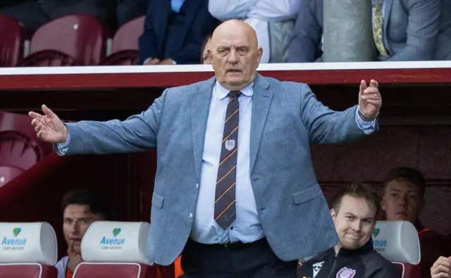 Arbroath manager Dick Campbell