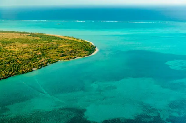 Th coast off Pemba in northern Mozambique.