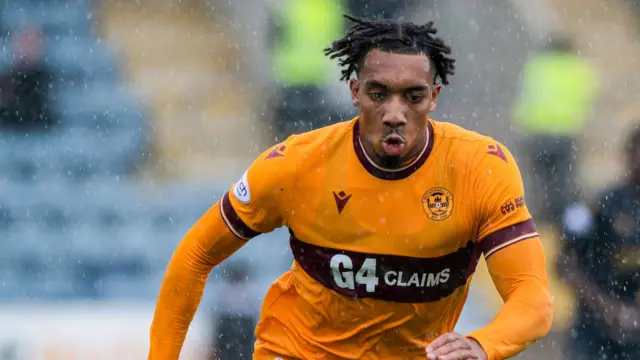 Theo Bair has scored on his Motherwell debut