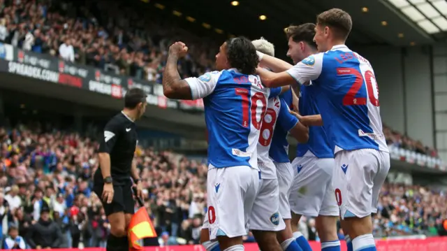 Blackburn celebrate