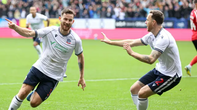 Bolton celebrate