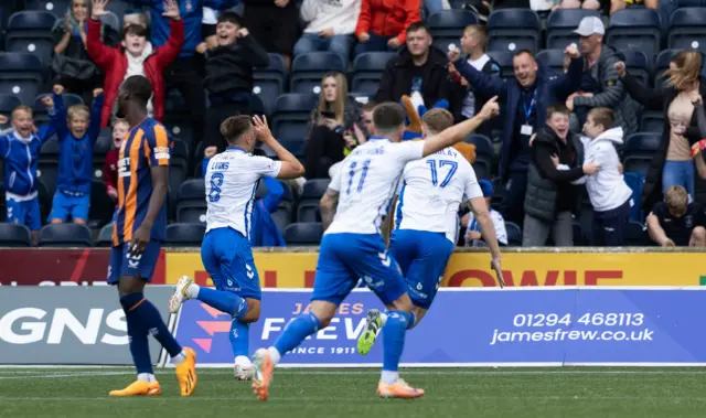 Kilmarnock celebrate