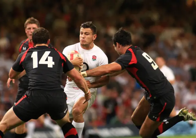 Danny Care and George North in 2011