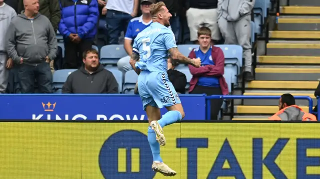 Kyle McFadzean celebrates scoring