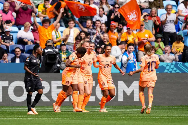 Netherlands celebrate