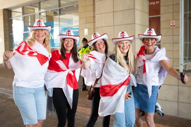 England fans cape town