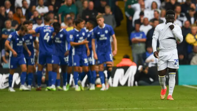 Cardiff players celebrate