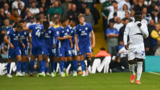 Cardiff players celebrate