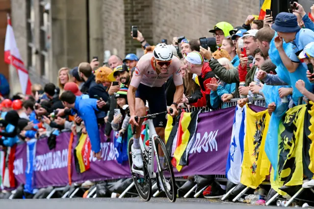 Van Der Poel in action