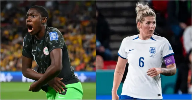 Oshoala and Millie Bright.