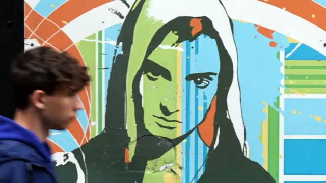 Artwork in Dublin featuring Sinéad O'Connor