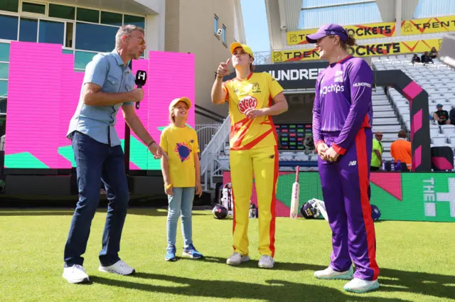 The Hundred: Nat Sciver-Brunt and Hollie Armitage at the toss