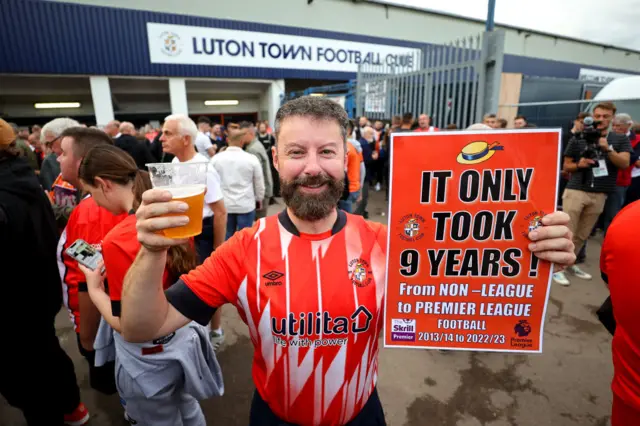 Luton Town fan