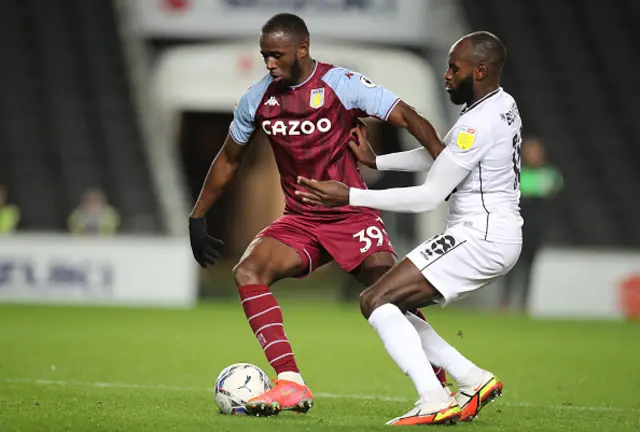 Keinan Davis in action for VIlla