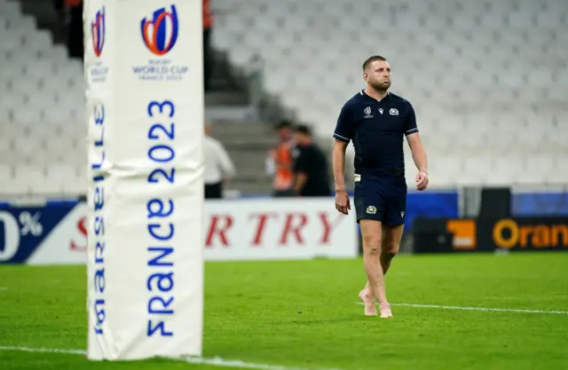 Finn Russell looks dejected