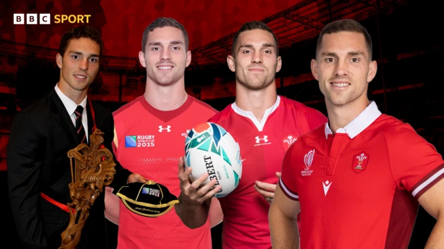 George North at each of the last four Rugby World Cups