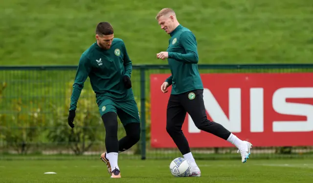 James McClean and Matt Doherty