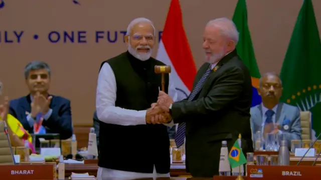 Modi hands over G20 presidency to Brazil