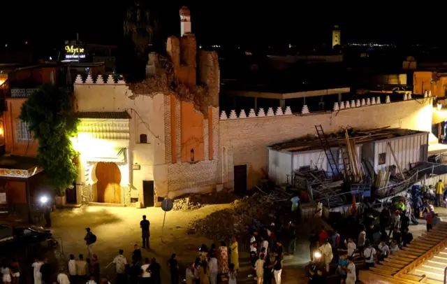 Marrakesh damaged building, 9 September 2023