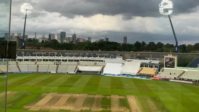 The lights still on at Edgbaston