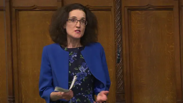 Theresa Villiers speaking in the House of Commons