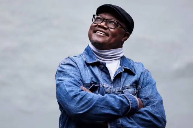 Tanzanian opposition leader Tundu Lissu poses during an interview with AFP at his home in Tienen, on November 14, 2020