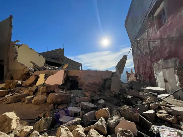 Damage after Morocco earthquake