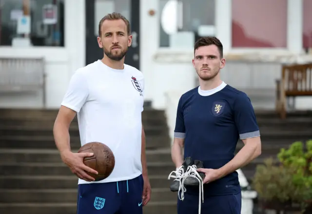 Harry Kane and Andy Robertson