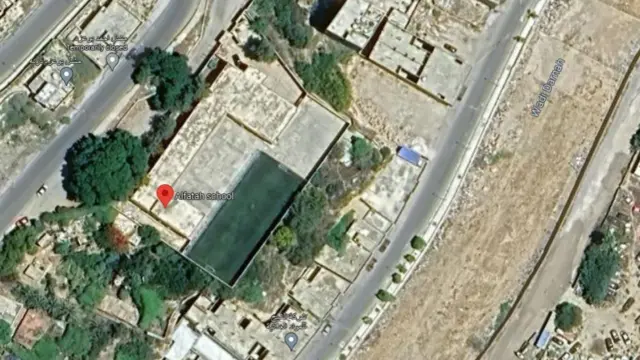 Google earth map of Derna