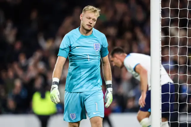 England goalkeeper Aaron Ramsdale