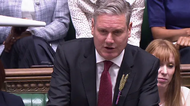 Sir Keir Starmer at PMQs