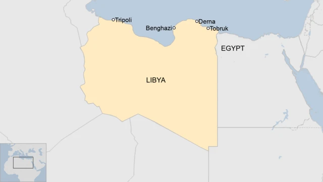 Map of Libya