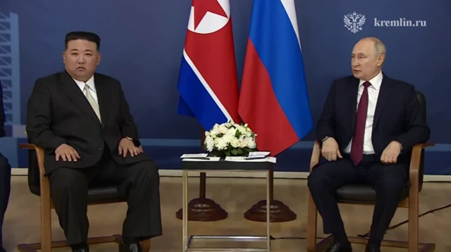 Kim Jong Un and Vladimir Putin