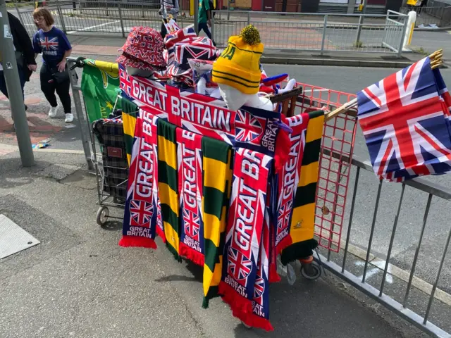 Davis Cup Merchandise outside Manchester Arena