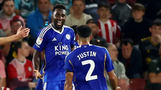 Leicester City moved top of the Championship thanks to their win over Southampton